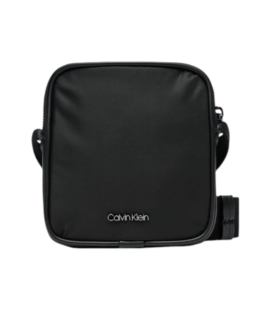 Calvin Klein - Ανδρική Τσάντα Ώμου / Χιαστί Ck Est. Nylon Cube Reporter+Case K50K512113-BEH Μαύρο