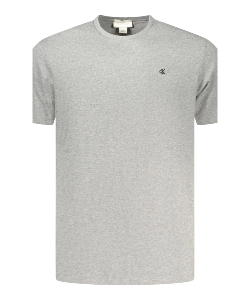 Calvin Klein - Ανδρικό T-shirt Classic Monogram Tee Regular Fit LV04RD254G-P7E Γκρι