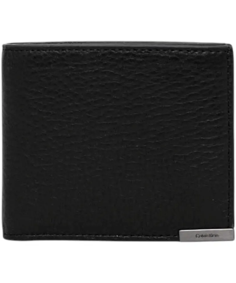 Calvin Klein - Ανδρικό Δερμάτινο Πορτοφόλι K50K510316-BAX Μαύρο
