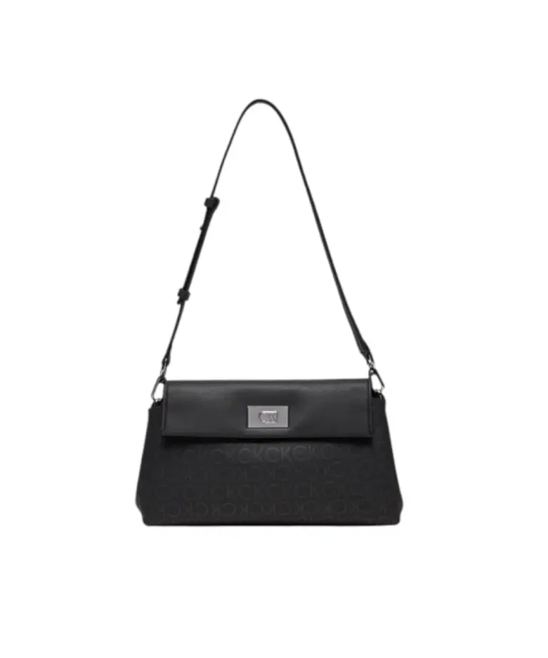 Calvin Klein - Γυναικεία Τσάντα Ck Push Shoulder Bag Epi Mn K60K612143-0GJ Ανθρακί