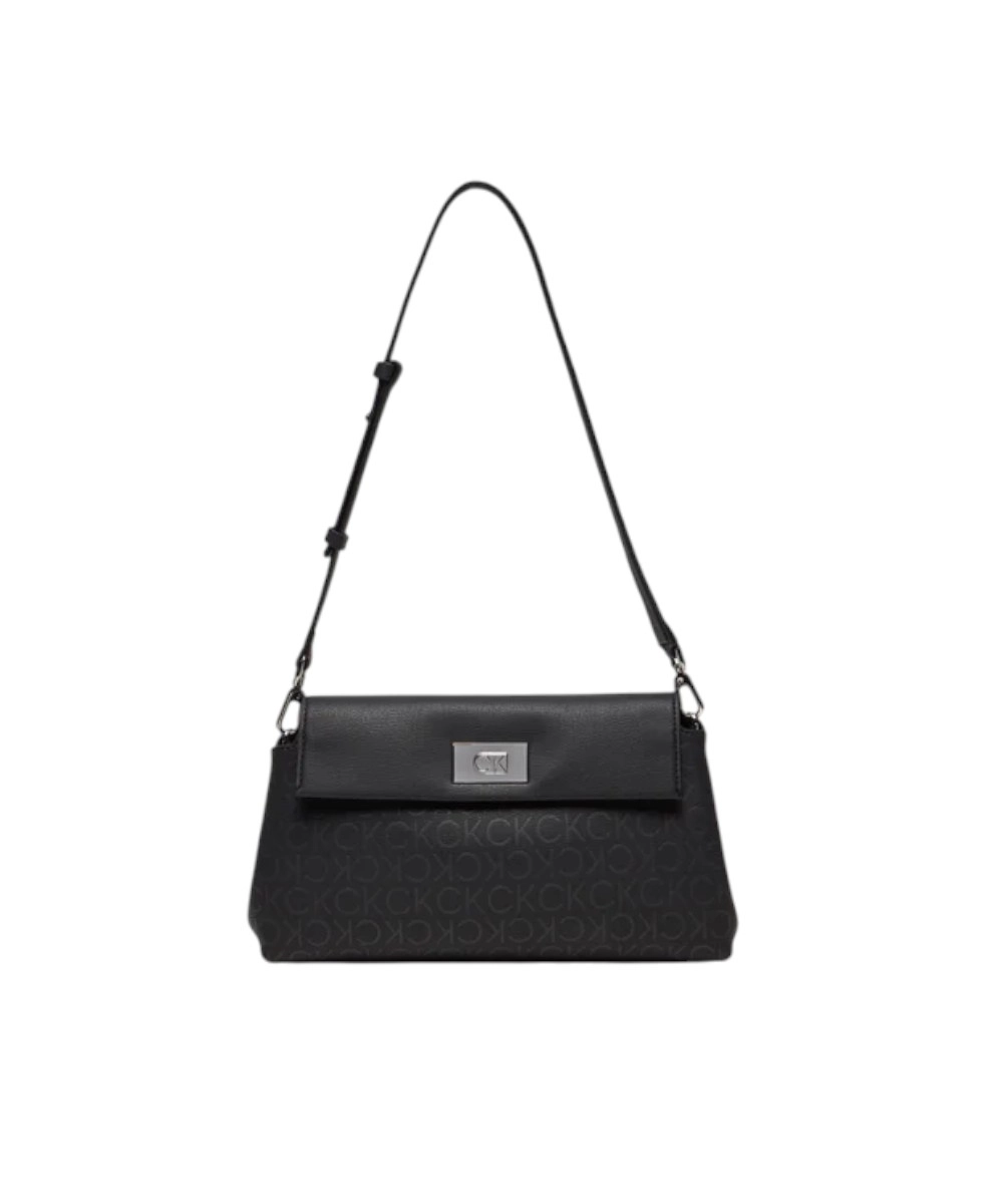 Calvin Klein - Γυναικεία Τσάντα Ck Push Shoulder Bag Epi Mn K60K612143-0GJ Ανθρακί