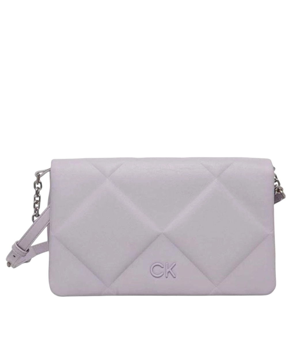 Calvin Klein - Γυναικεία Τσάντα Ck Re-Lock Quilt K60K611021-VDQ Λιλά