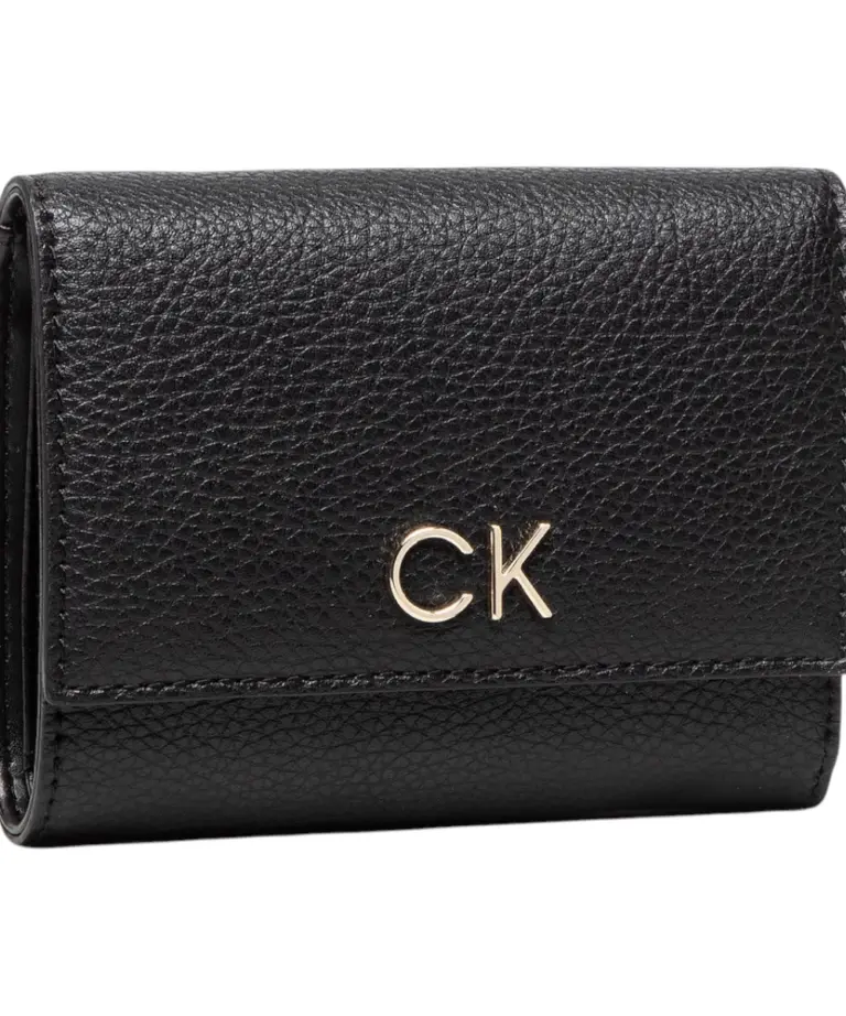 Calvin Klein - Γυναικείο Πορτοφόλι Re-Lock Trifold K60K609492-BAX Μαύρο