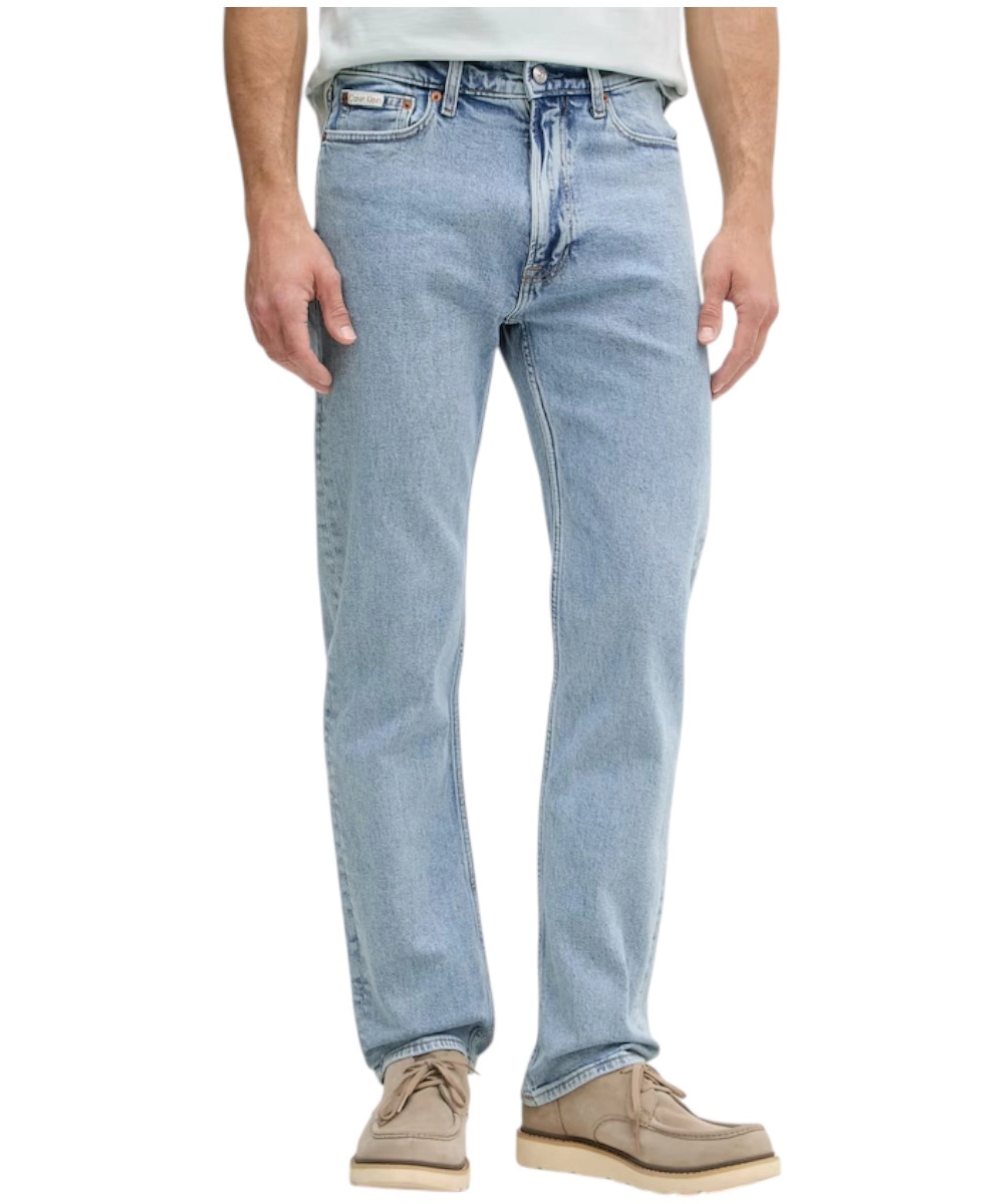 Calvin Klein – Ανδρικό Jeans Adam Standard Straight LV04RF943G-WHW Μπλε