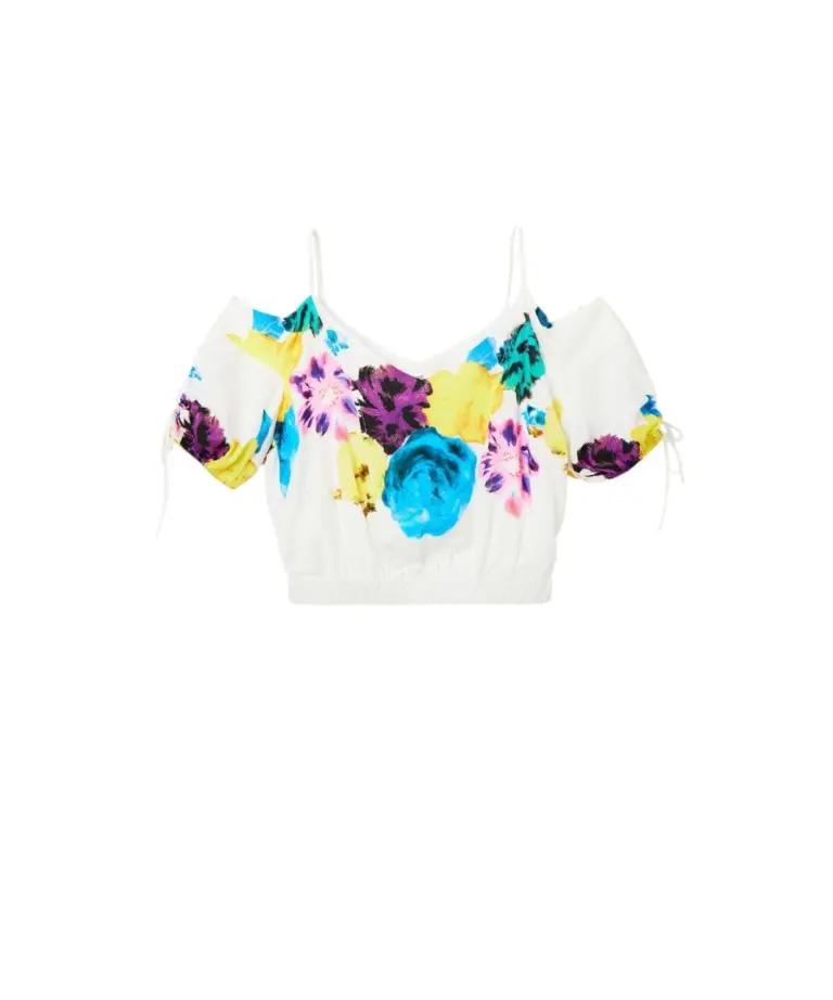 Desigual - Γυναικεία Μπλούζα Bernadette 23SWBW18-1000 Λευκό