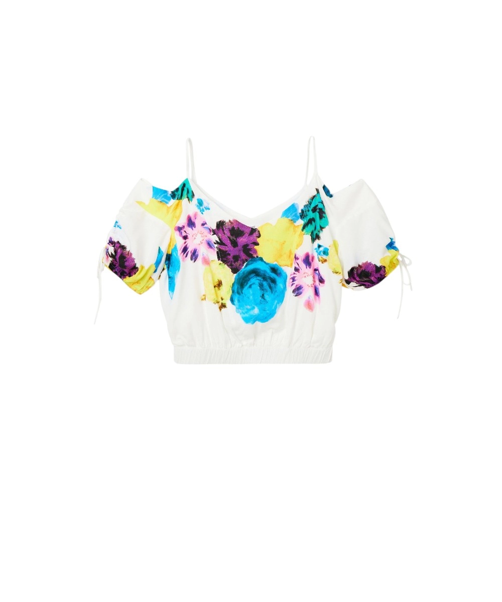Desigual - Γυναικεία Μπλούζα Bernadette 23SWBW18-1000 Λευκό