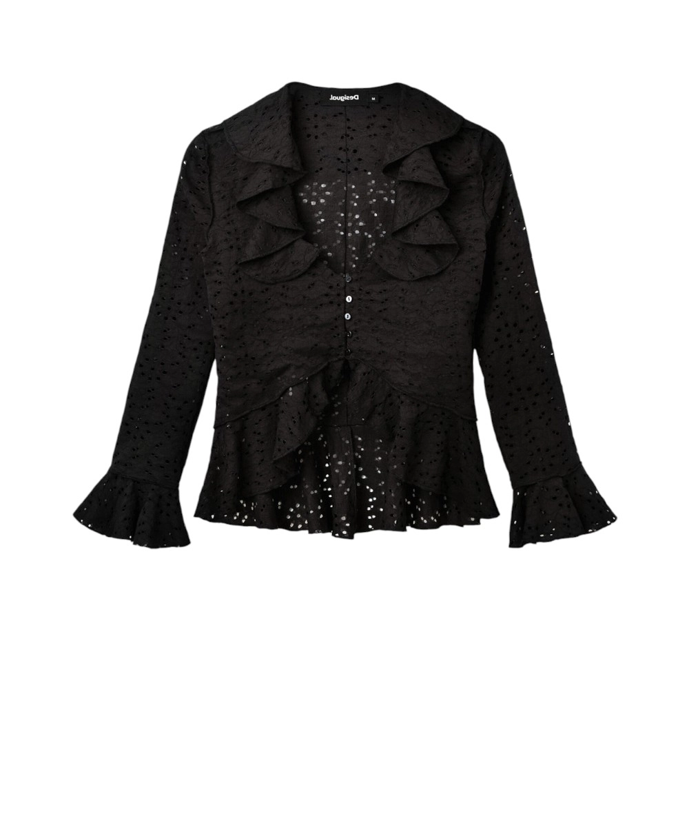 Desigual - Γυναικεία Μπλούζα Lorna 23SWTKBY-2000 Μαύρο