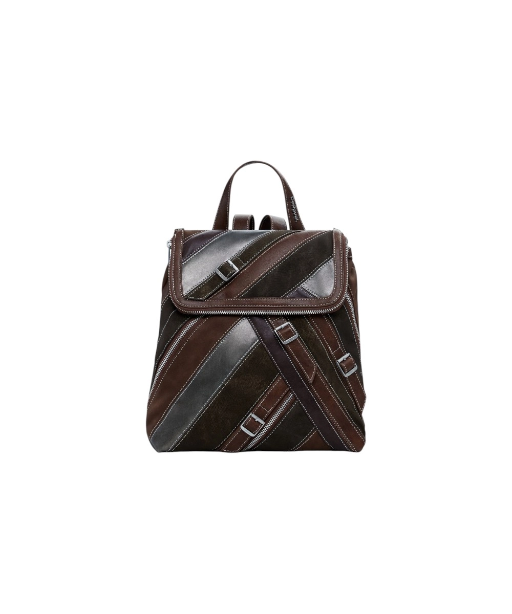 Desigual - Γυναικεία Τσάντα Πλάτης Fibonacci Hampton 25WAKP26-6075 Καφέ