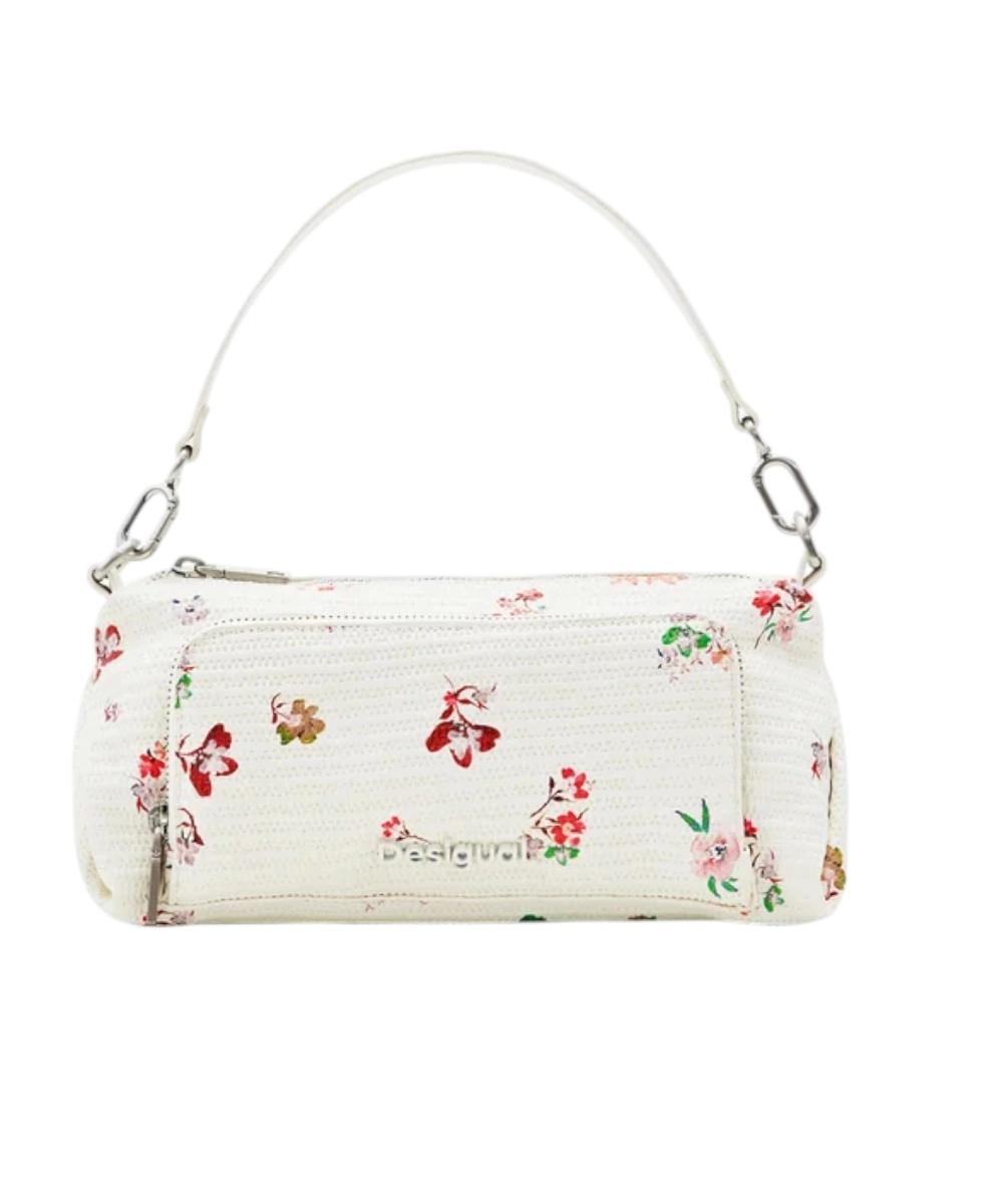 Desigual - Γυναικεία Τσάντα 'Ωμου Delirium Urus Maxi 24SAXP65-1001 Λευκό