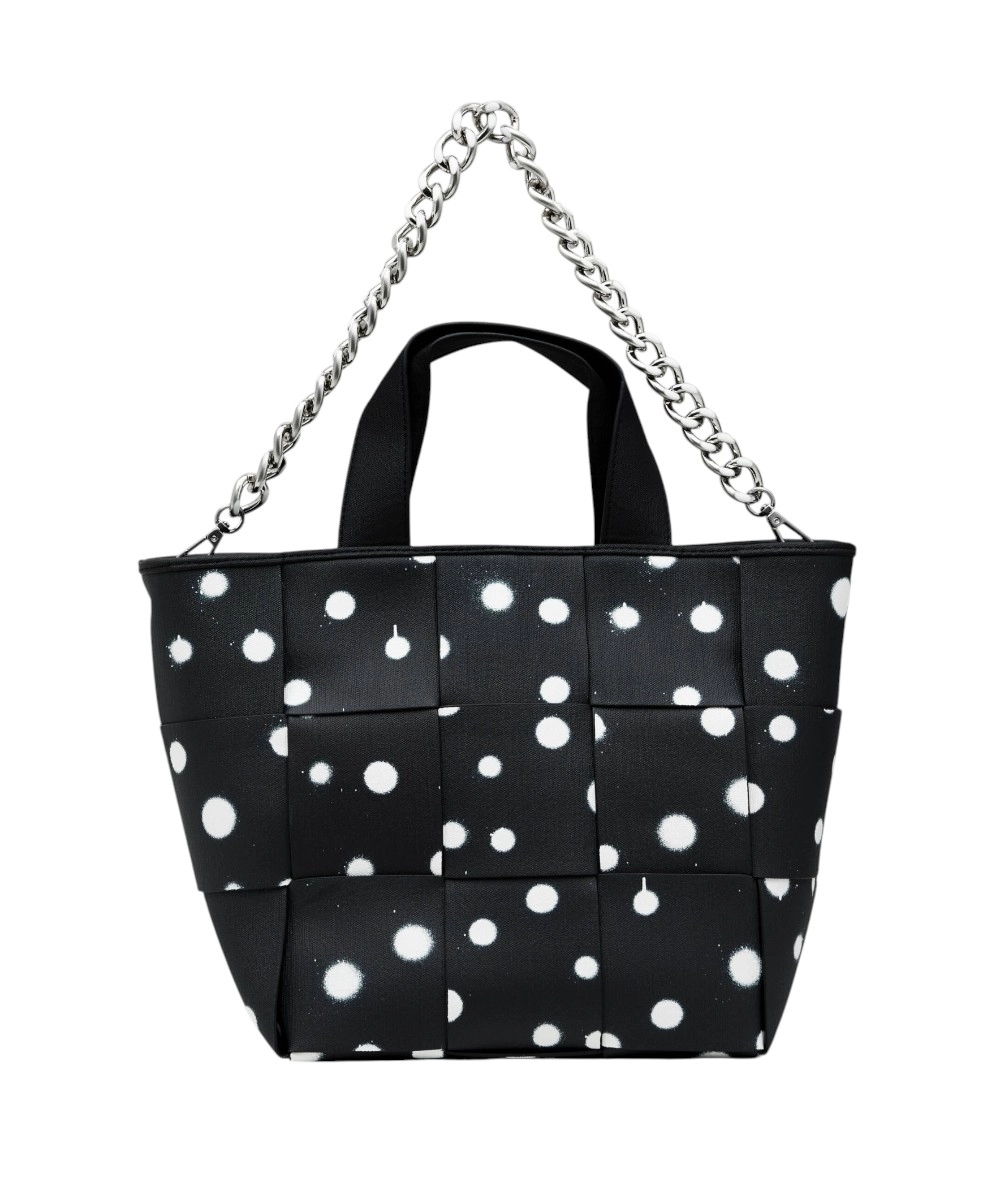 Desigual - Γυναικεία Τσάντα 'Ωμου New Splatter Valdivia 24SAXP60-2000 Μαύρο