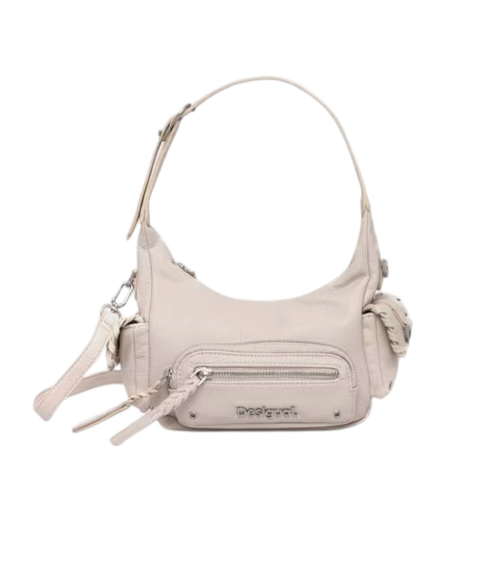 Desigual - Γυναικεία Τσάντα 'Ωμου Omnia New London Plus 24SAXP32-1001 Μπεζ