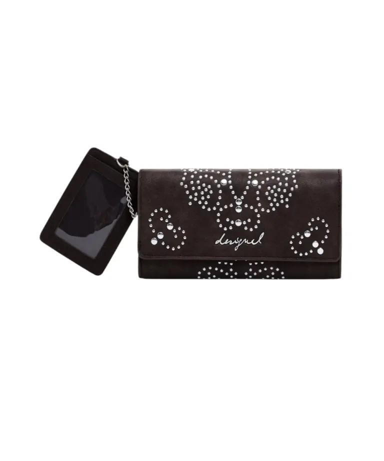 Desigual - Γυναικείο πορτοφόλι Mariona Poker Face 25WAYP30-6009 Καφέ