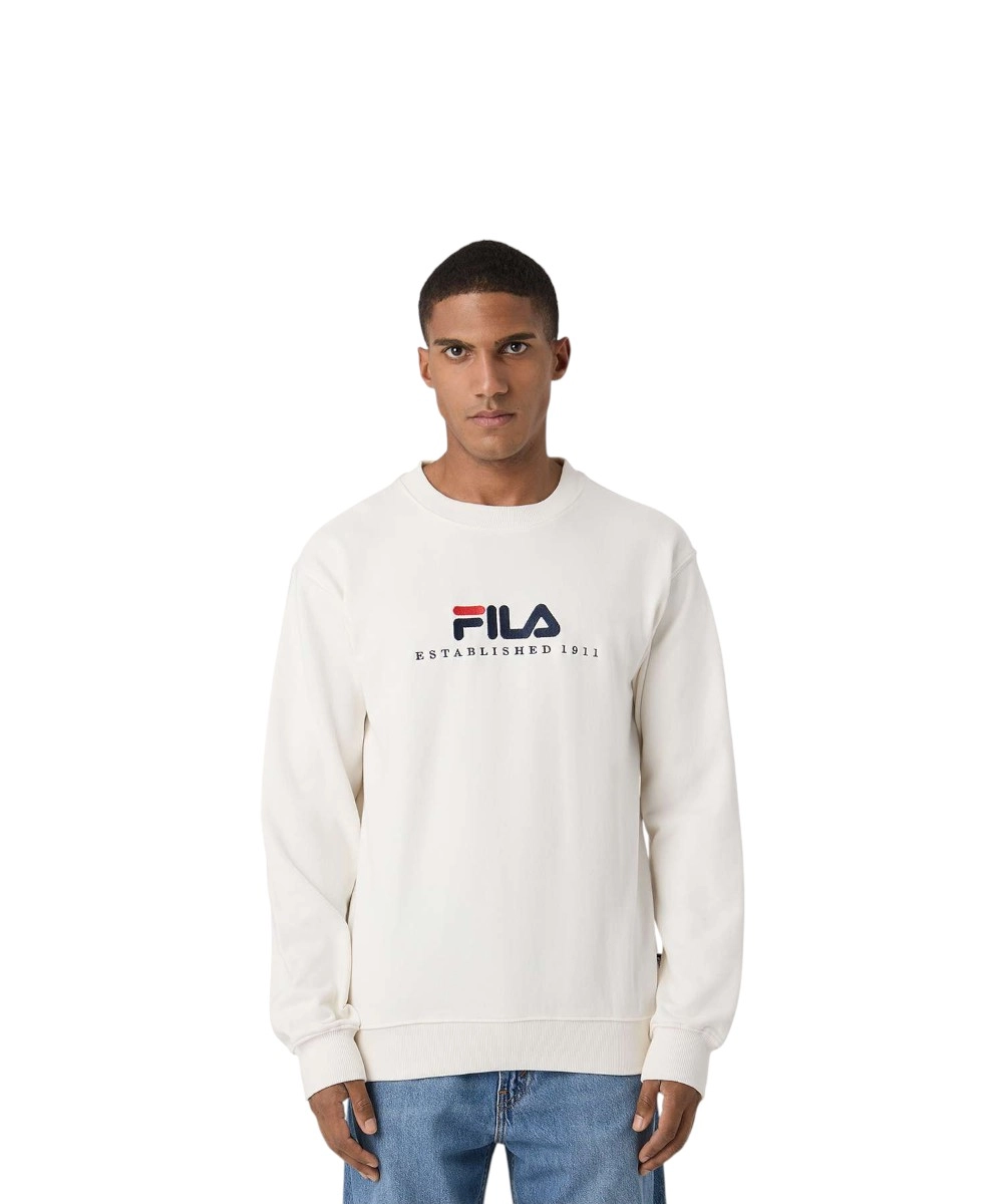Fila - Ανδρική Μπλούζα Φούτερ Valsera FAU0226-10010 Λευκό