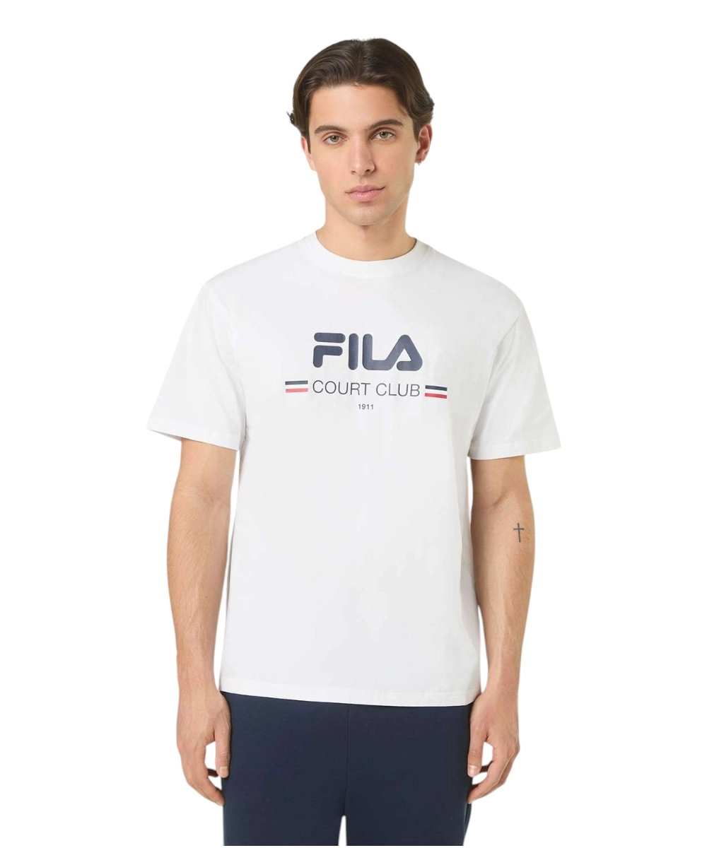 Fila - Ανδρικό T-shirt Doccia FAM1223-10001 Λευκό