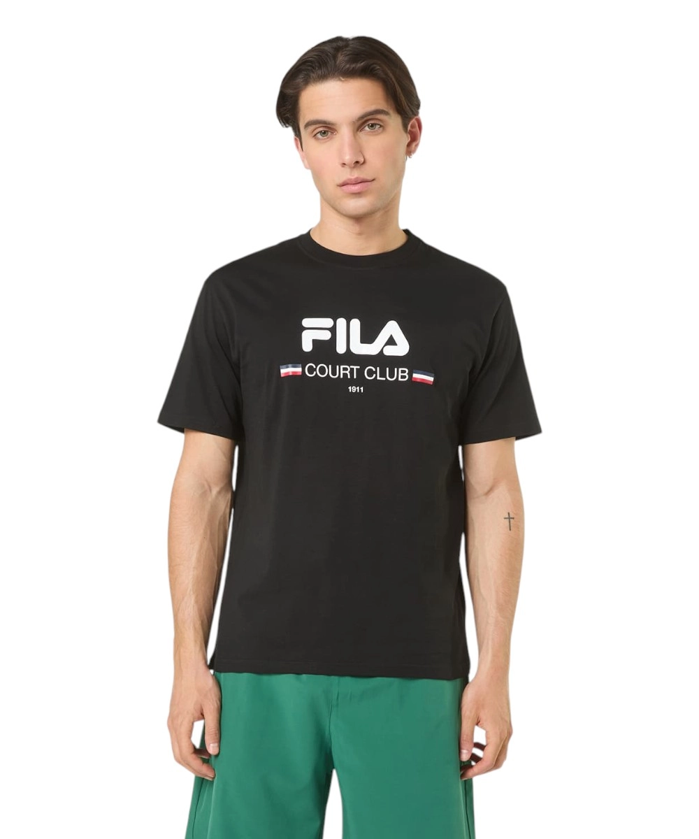 Fila - Ανδρικό T-shirt Doccia FAM1223-80010 Μαύρο