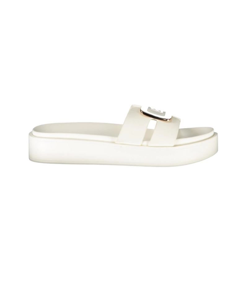 Laura Biagiotti - Γυναικεία Σανδάλια / Flatforms 9783-WHITE Λευκό