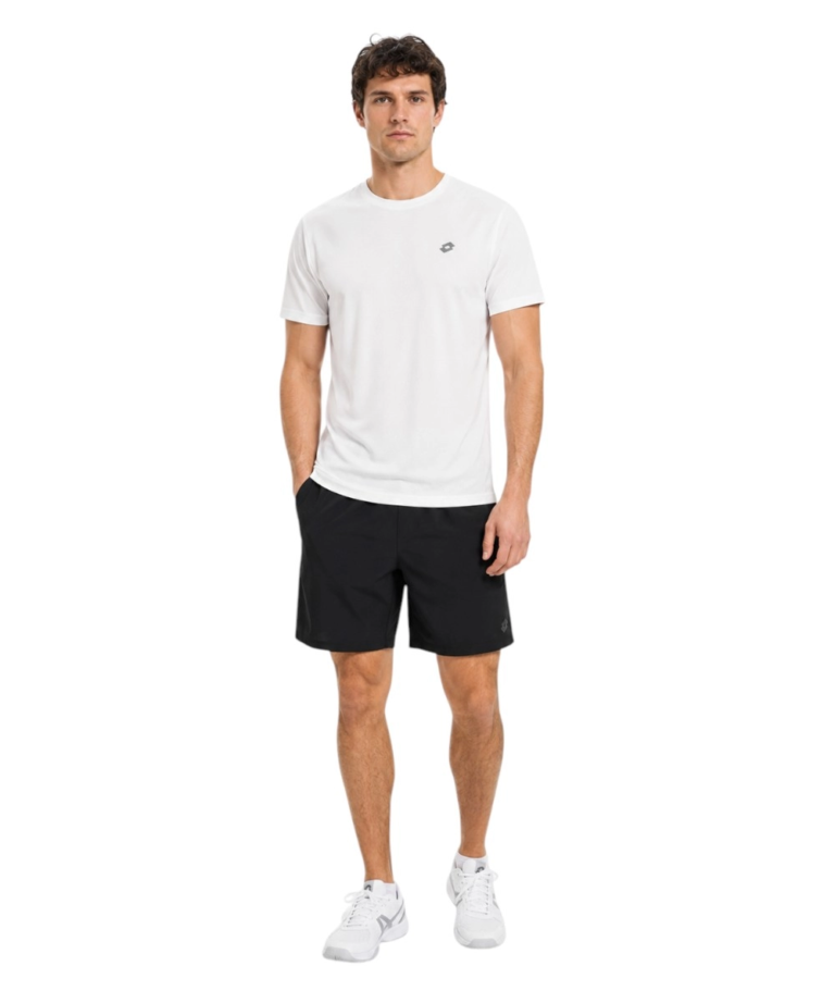 Lotto - Ανδρικό Κοντομάνικο Αθλητικό T-Shirt 466040-WHITE Λευκό