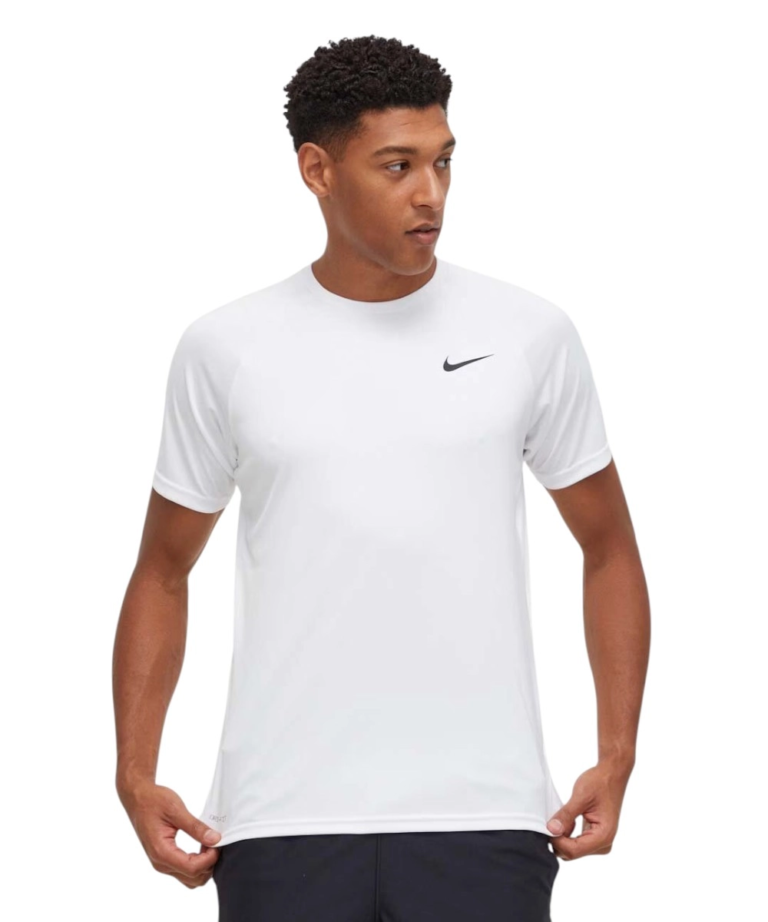 Nike - Ανδρικό T-shirt Hydroguard Essential Standard Fit NESSA586-100 Λευκό