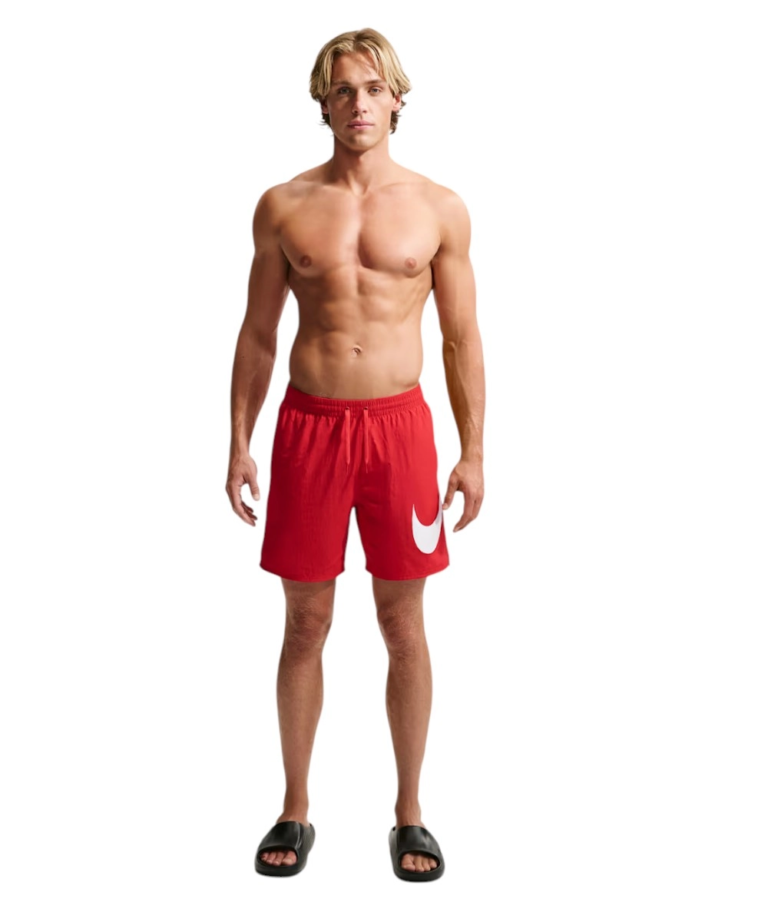 Nike - Ανδρικό μαγιό 7" Volley Swim Breaker NESSF508-614 Κόκκινο