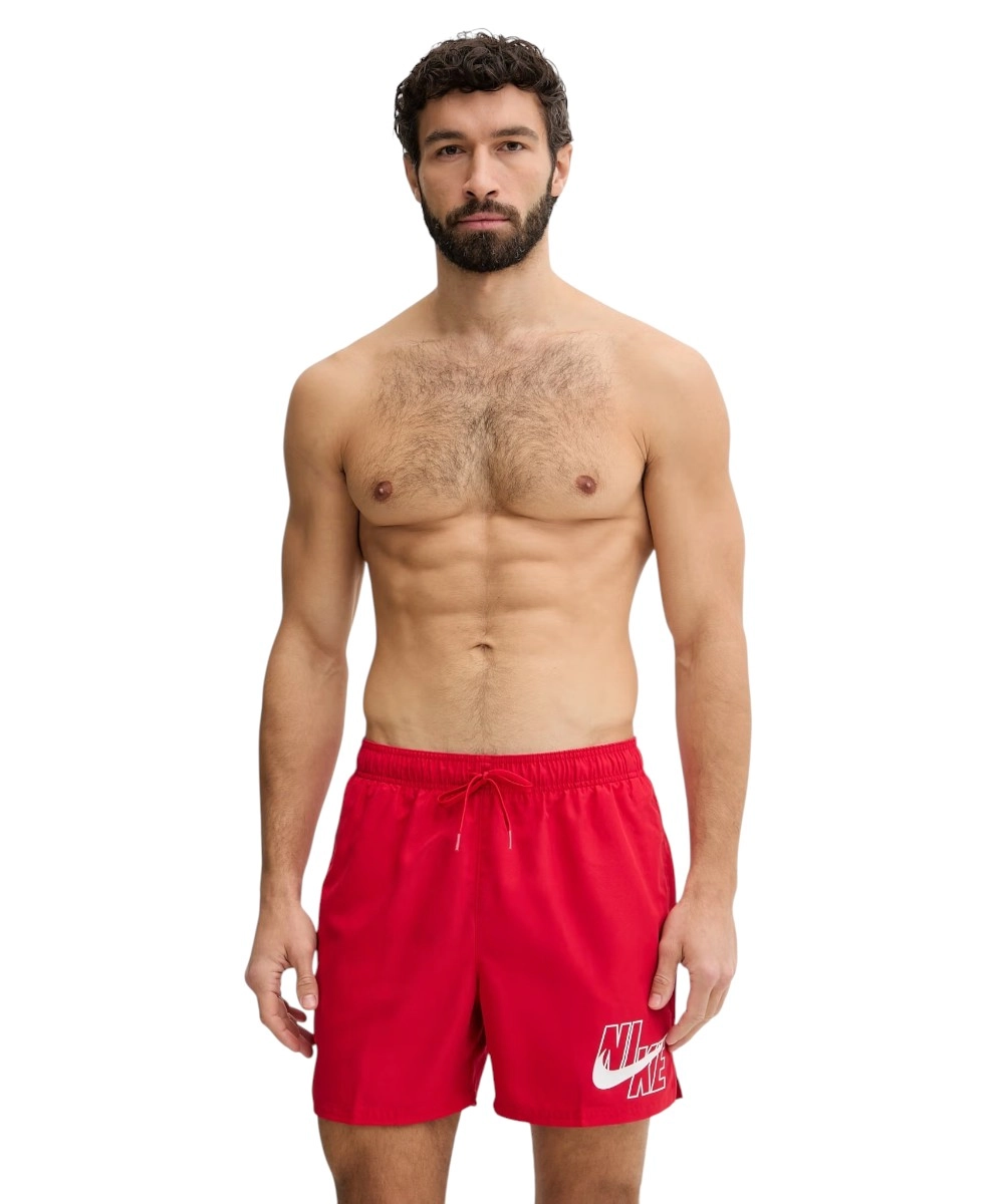 Nike - Ανδρικό μαγιό Nike Logo Lap Volley NESSG574-614 Κόκκινο