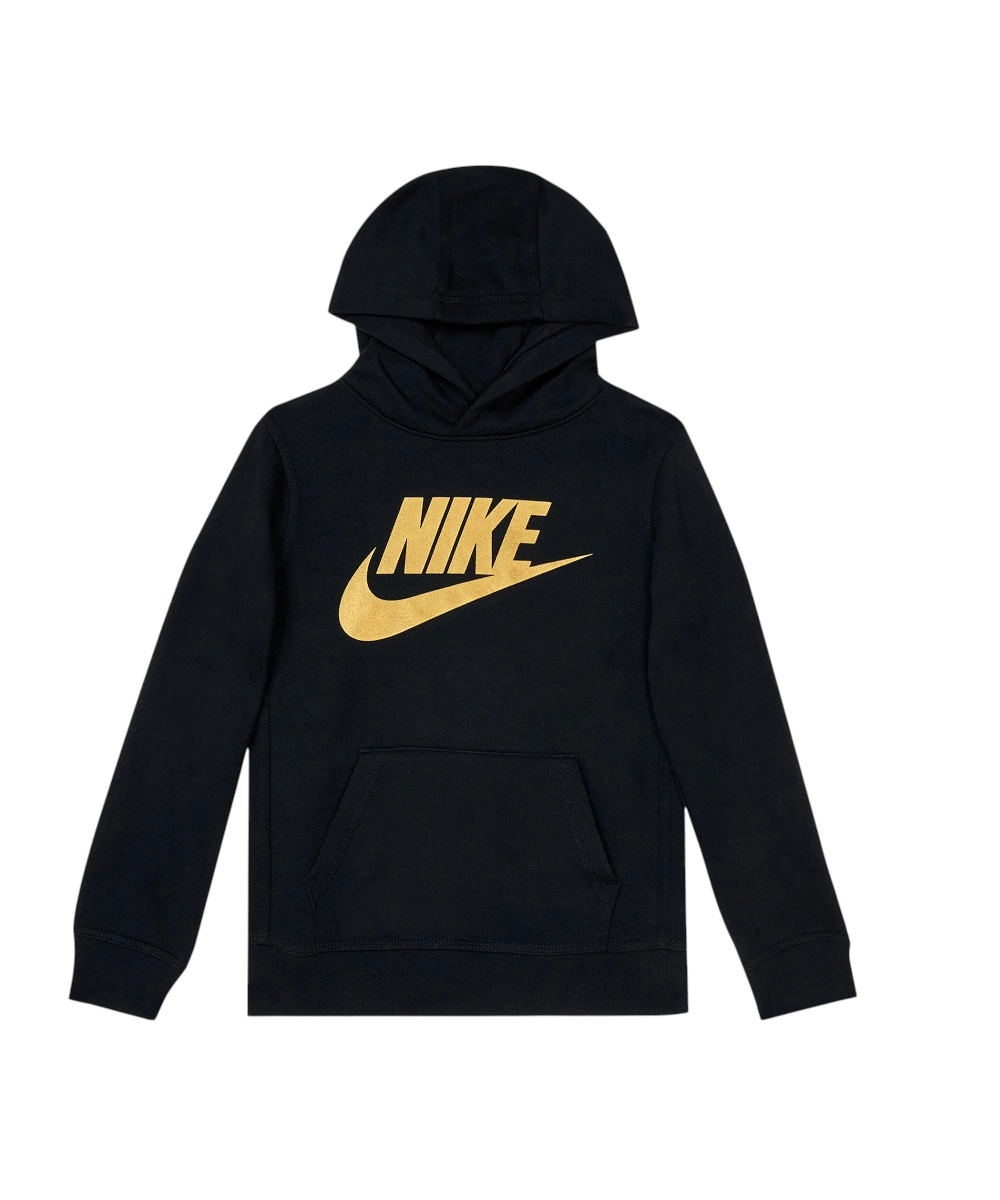 Nike - Παιδική Μπλούζα Φούτερ Club HBR PO 86G703-013 Μαύρο