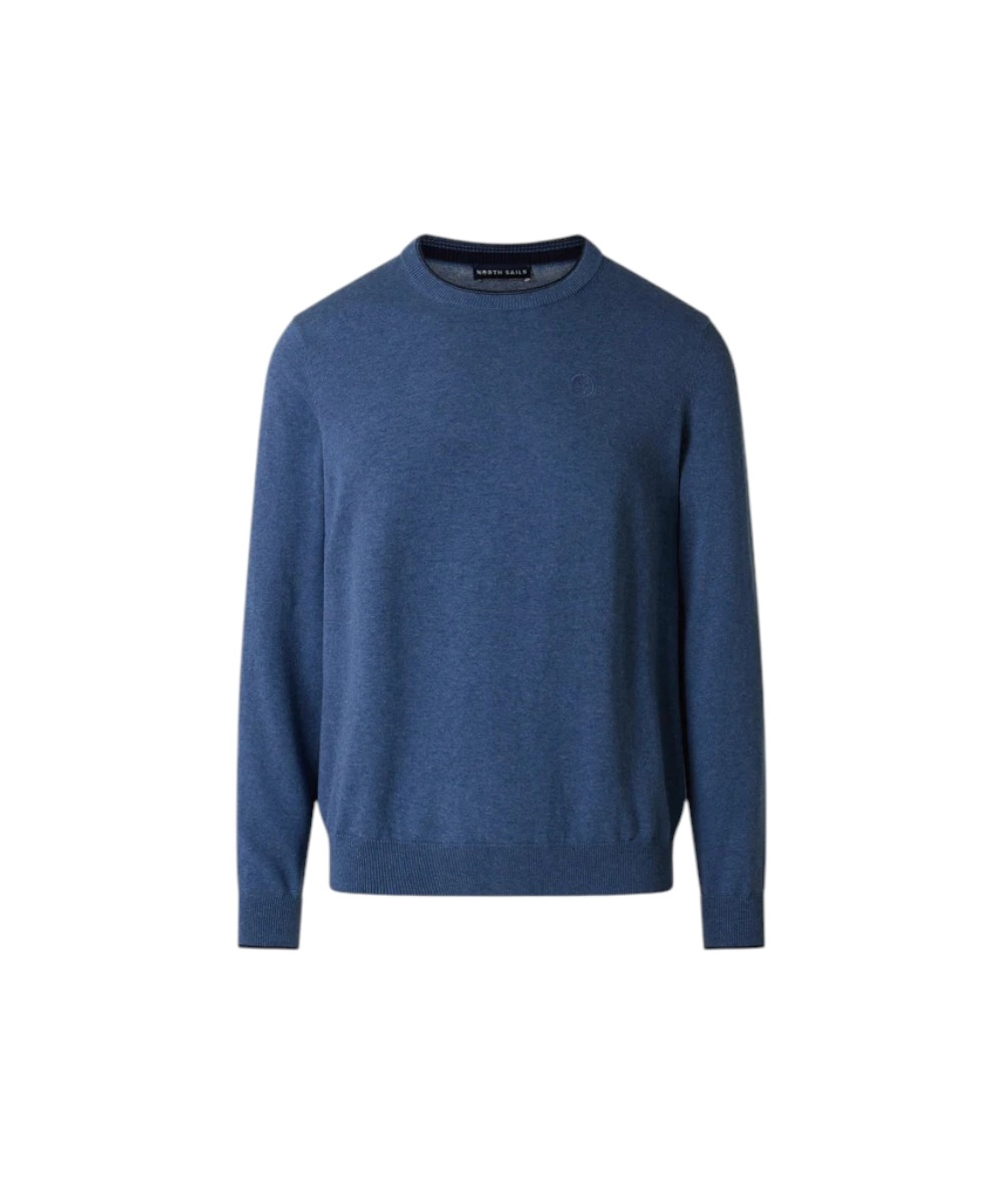 North Sails- Ανδρικό Πουλόβερ Crew-neck sweater 699227-000-0797 Μπλε