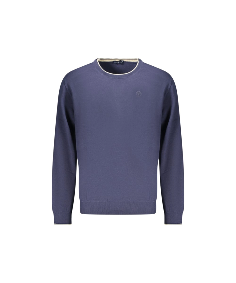 North Sails- Ανδρικό Πουλόβερ Crew-neck sweater 699227-000-0802 Μπλε Σκούρο