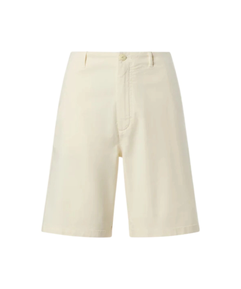 North Sails - Γυναικεία Βερμούδα High-waisted chino 074792-000-0105 Λευκό