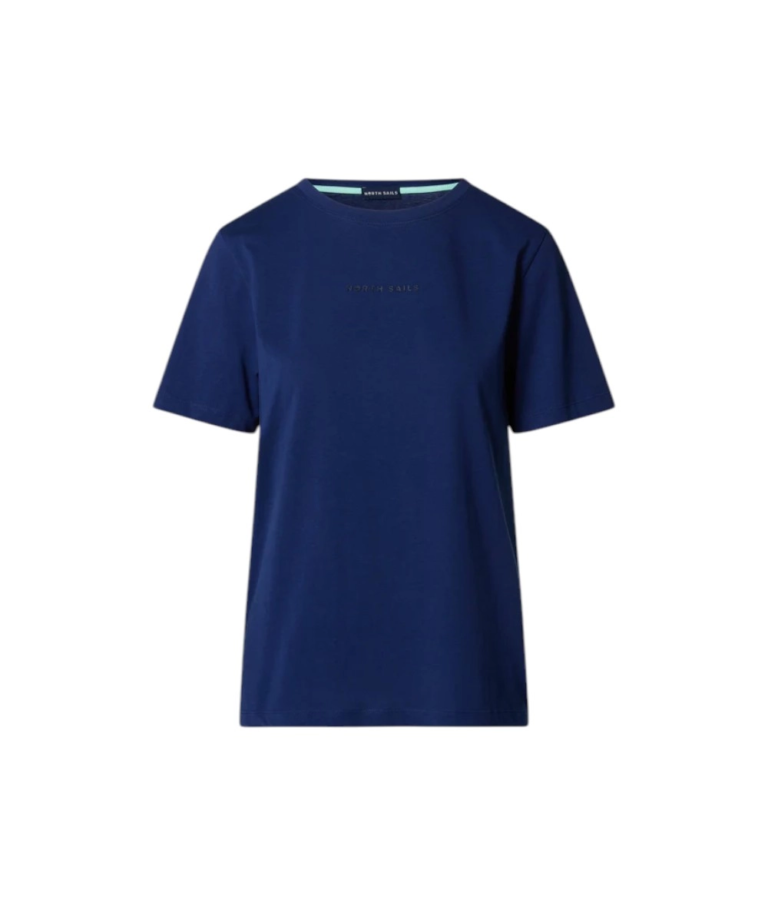 North Sails- Γυναικεία Κοντομάνικη Μπλούζα T-Shirt tonal logo 093524-000-0805 Μπλε
