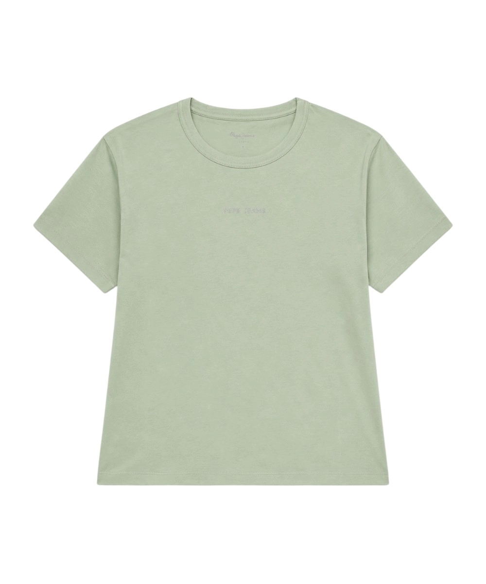 Pepe Jeans - Γυναικείο T-Shirt Mia C Neck Regular Fit PM5000167-610 Πράσινο