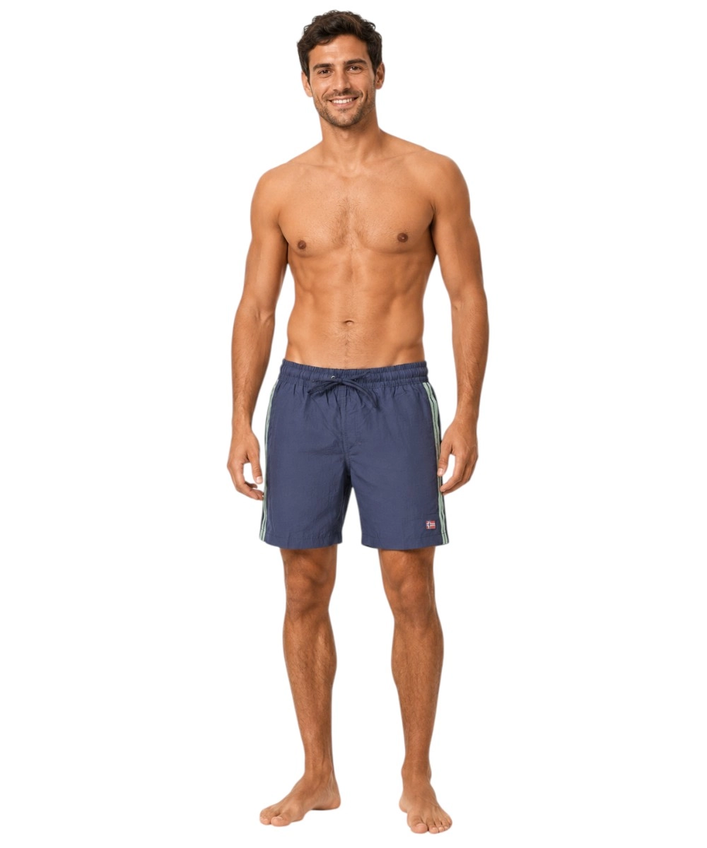 Scuola Nautica Italiana - Ανδρικό Μαγιό Σόρτς 868304-NAVY Μπλε Ναυτικό