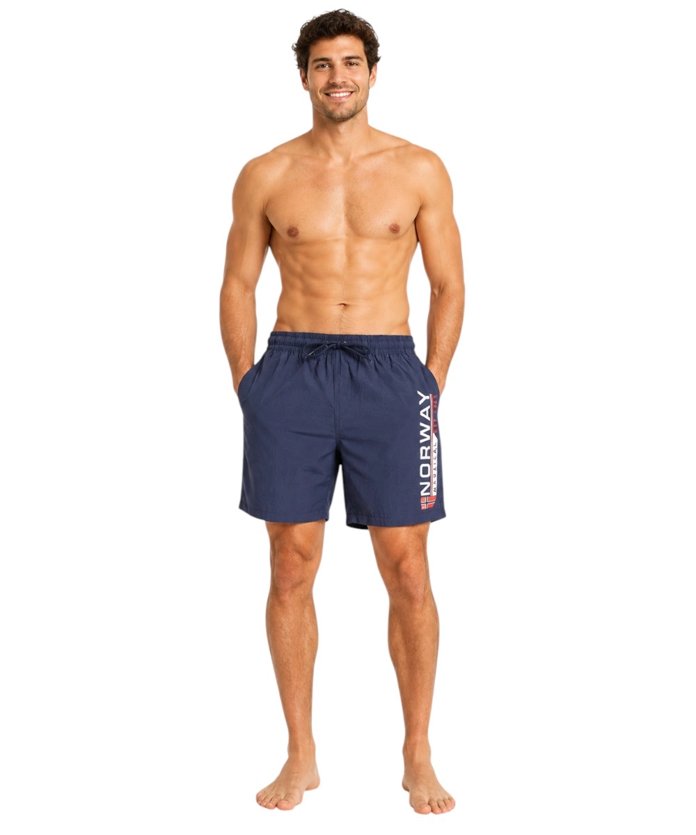 Scuola Nautica Italiana - Ανδρικό Μαγιό Σόρτς 868305-NAVY Μπλε Ναυτικό