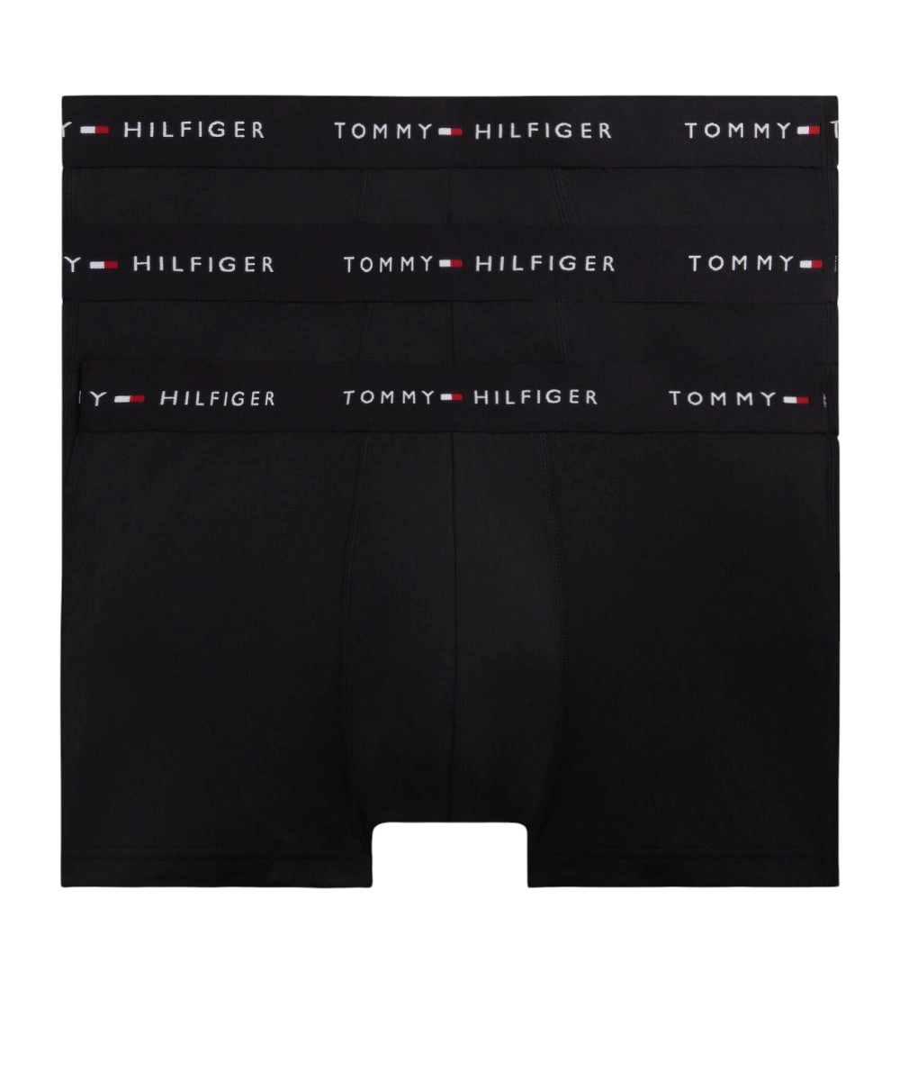 Tommy Hilfiger - Ανδρικά Μποξεράκια 3Pack Signature Waistband UM0UM03762-0R8 Μαύρο