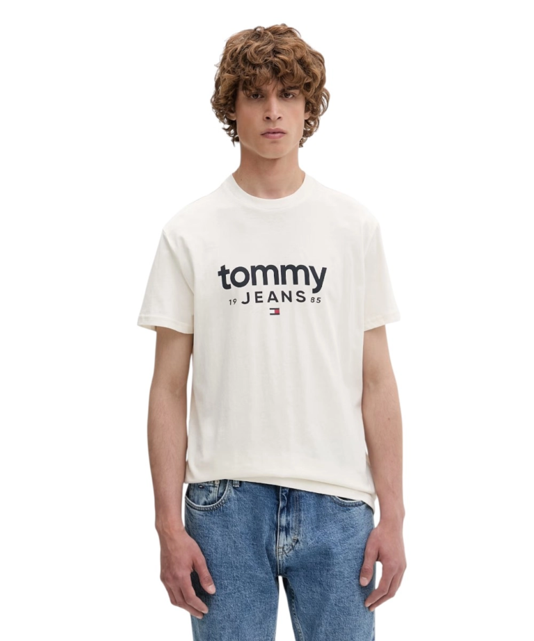 Tommy Hilfiger - Ανδρικό T-shirt Graphic Regular Fit DM0DM23376-YBH Εκρού