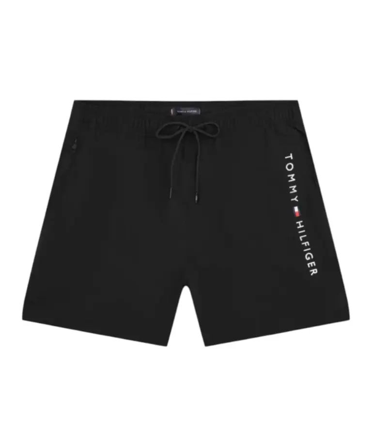 Tommy Hilfiger - Ανδρικό Μαγιό Σορτς Original Logo UM0UM03748-BDS Μαύρο