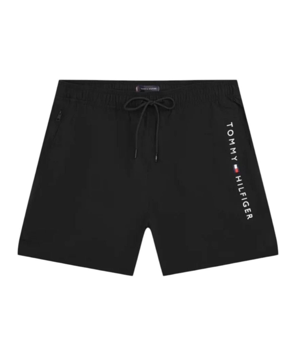 Tommy Hilfiger - Ανδρικό Μαγιό Σορτς Original Logo UM0UM03748-BDS Μαύρο