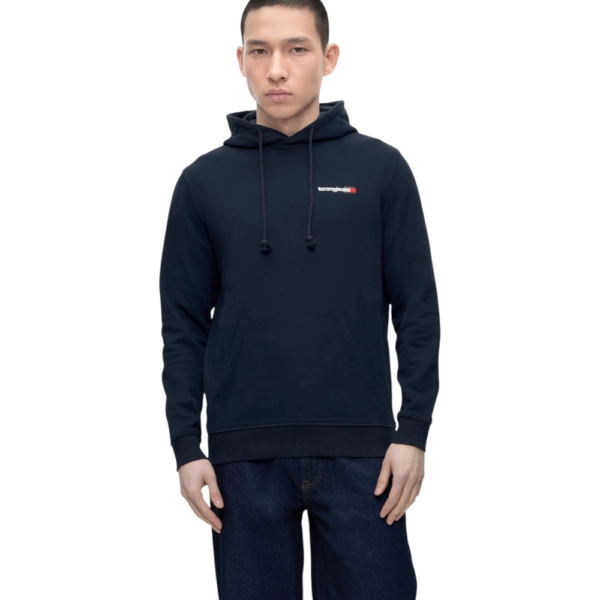 Tommy Hilfiger - Ανδρικό Φούτερ Entry Dna Regular Fit DM0DM23393-C1G Μπλε Ναυτικό