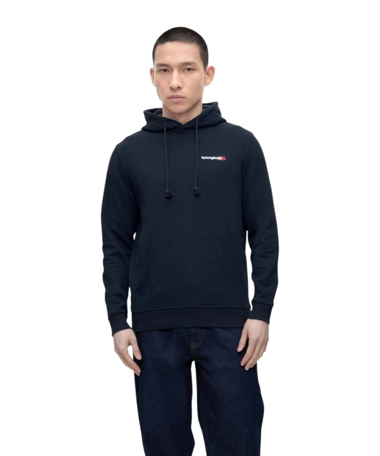 Tommy Hilfiger - Ανδρικό Φούτερ Entry Dna Regular Fit DM0DM23393-C1G Μπλε Ναυτικό