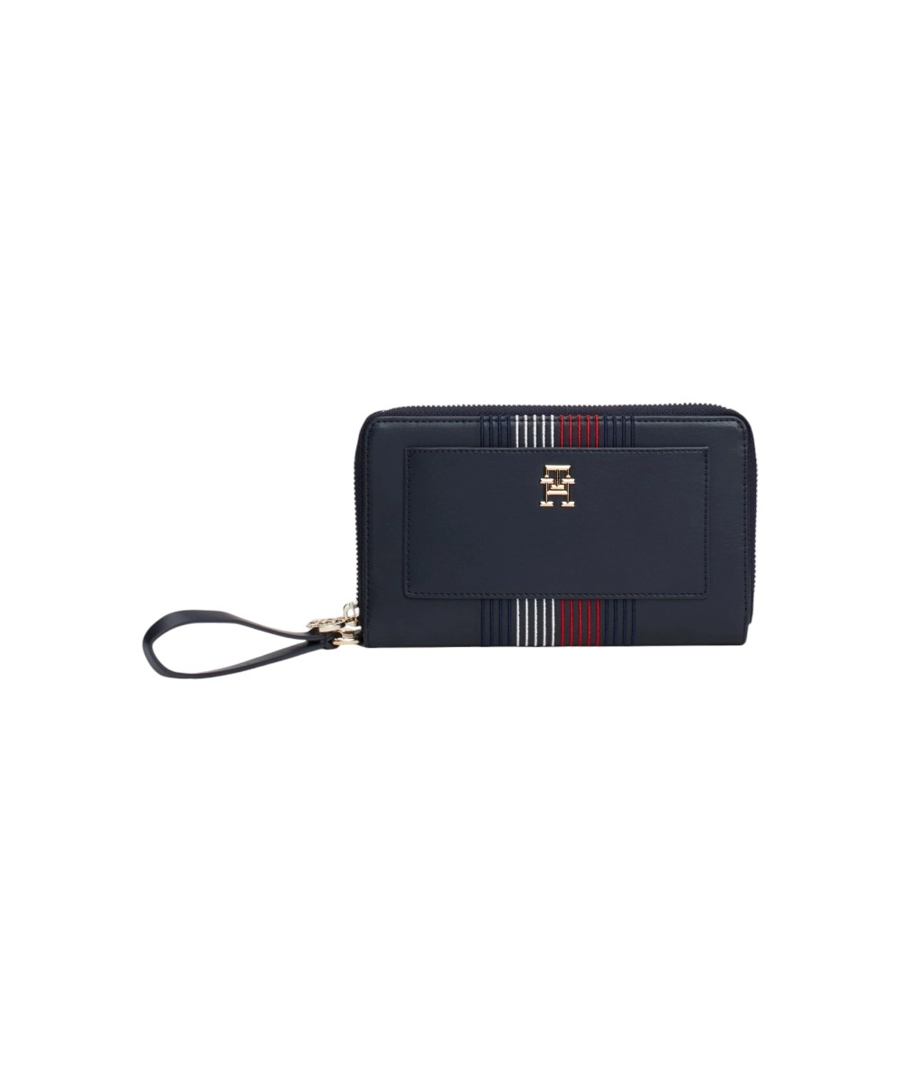 Tommy Hilfiger - Γυναικείο Πορτοφόλι TH Distinct Corp Travel Wallet AW0AW16324-DW6 Μπλε Σκούρο