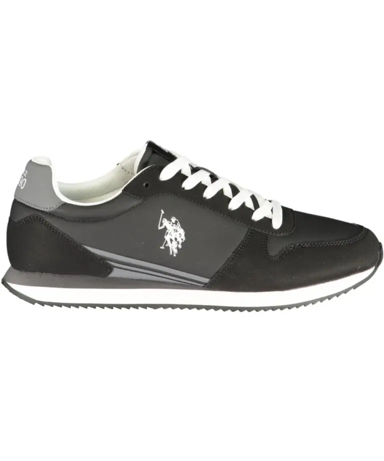 U.S. Polo Assn. - Ανδρικά Sneakers Happy HAPPY002M6YH1-BLK Μαύρο