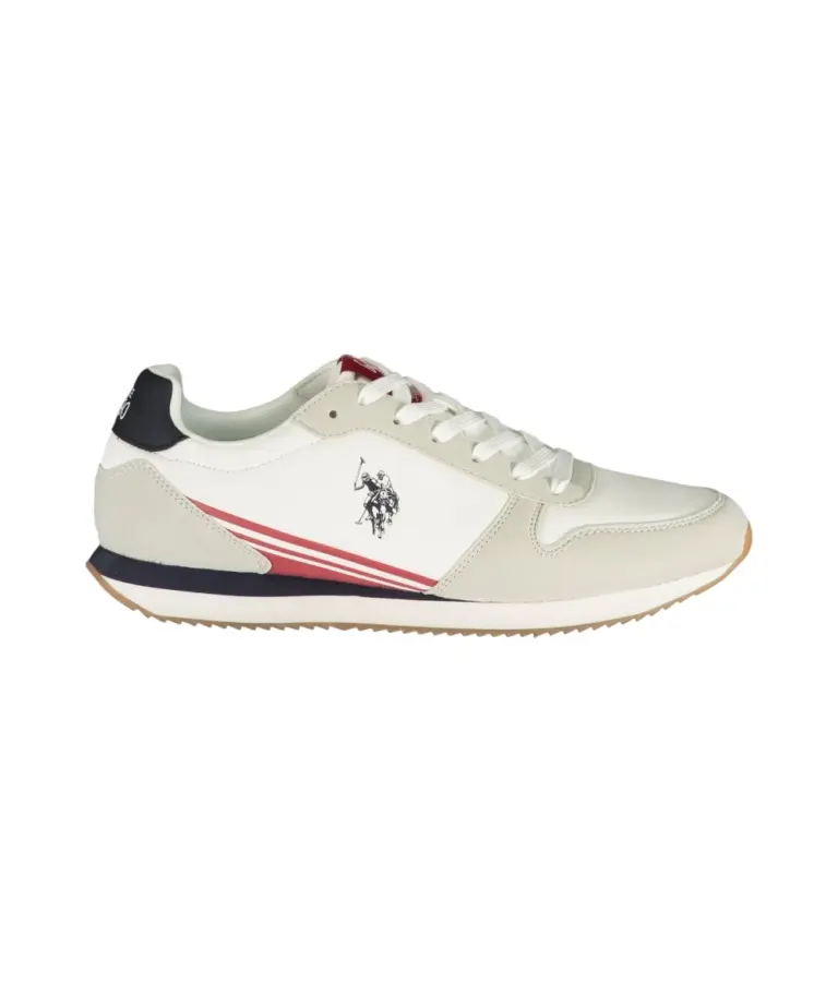 U.S. Polo Assn. - Ανδρικά Sneakers Happy HAPPY002M6YH1-WHIDBL Λευκό