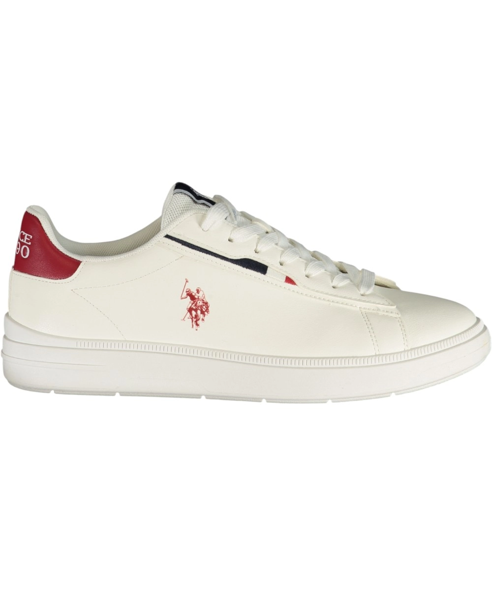 U.S. Polo Assn. - Ανδρικά Παπούτσια Sneakers ARIS001M6/YM1-WHIRED Λευκό/Κόκκινο