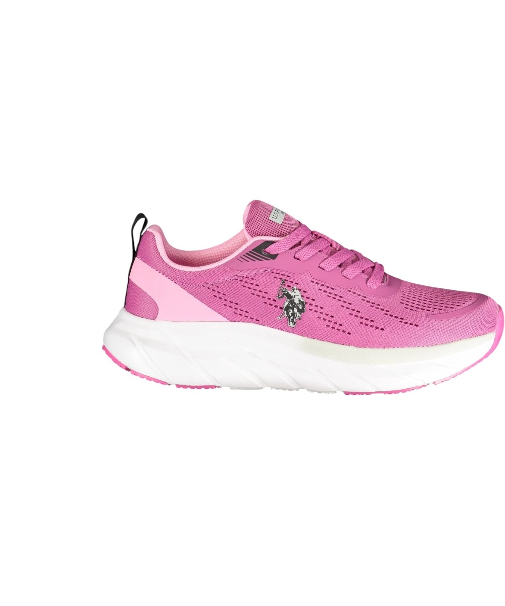 U.S. Polo Assn. - Γυναικεία Sneakers DRAFT002W6T1/FUX-007 Ροζ