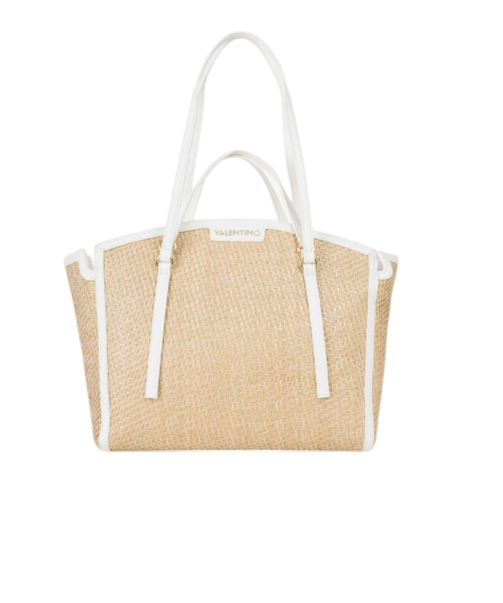 Valentino Bags - Γυναικεία Τσάντα Ώμου Demetra VBS9R901-669 Μπεζ/Λευκό