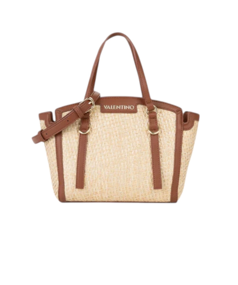 Valentino Bags - Γυναικεία Τσάντα Ώμου Demetra VBS9R904-F29 Μπεζ/Ταμπά