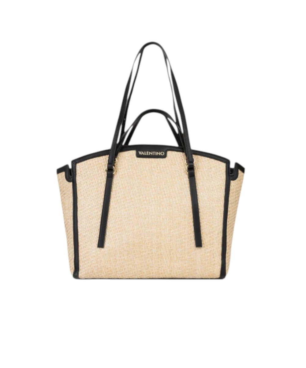 Valentino Bags - Γυναικεία Τσάντα Ώμου Demetra VBS9R901-G41 Μπεζ/Μαύρο