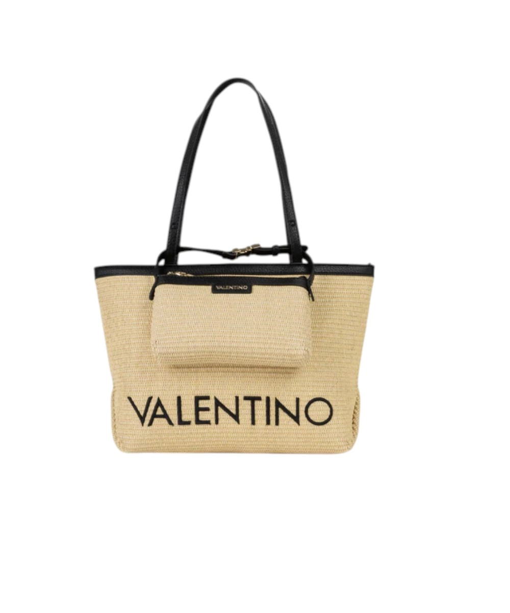 Valentino Bags - Γυναικεία Τσάντα Ώμου Maiam VBS9TE01-G41 Μπεζ/Μαύρο