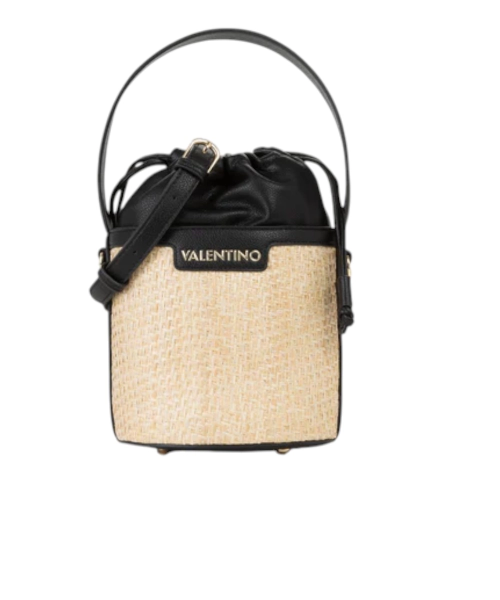 Valentino Bags - Γυναικεία Τσάντα Ώμου/Bucket Demetra VBS9R934-G41 Μπεζ/Μαύρο