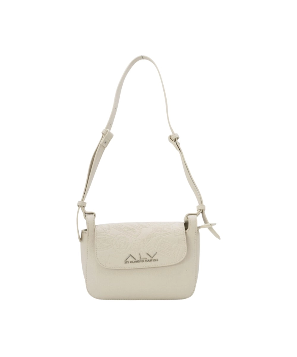 ALV By Alviero Martini - Γυναικεία Τσάντα Fergy Flap Bag ALVB13104-875 Λευκό