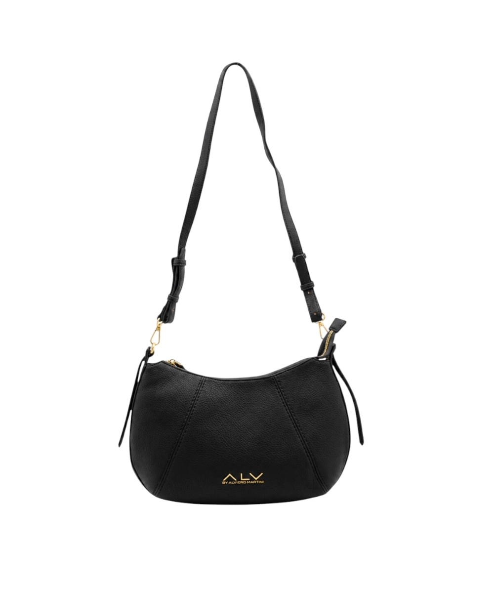 ALV By Alviero Martini - Γυναικεία Τσάντα Hobo Diana ALVB13002-639 Μαύρο